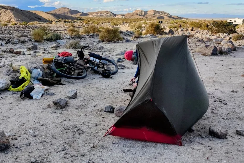 tent fabric moving wind exposure
